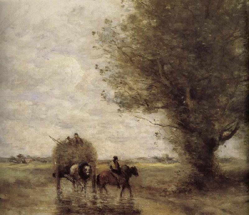 The wagon  carry the grass, unknow artist